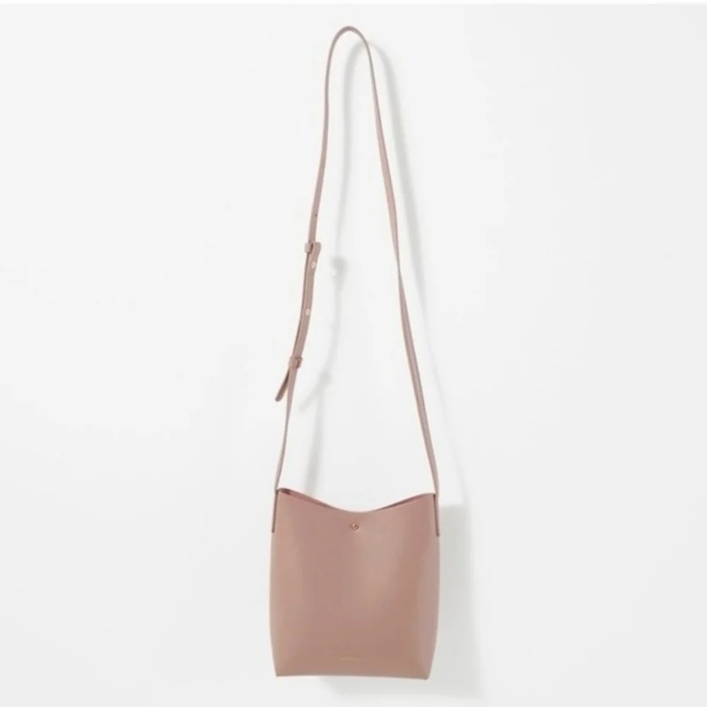 Samara Light Peony Pink Vegan Leather Crossbody Bag 🩷 - Picture 3 of 9